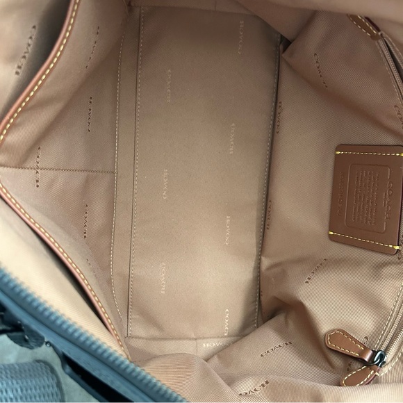 Coach Black Pebble Leather Cara Satchel NWT - Picture 11 of 16